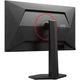 TFT 24.5" AOC Q25G4SR, Fast IPS, 300 Гц, 2xHDMI, DP, HAS, Pivot, колонки, чорно-червоний - изображение 5