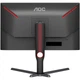 TFT 27" AOC Q27G3XMN/BK, MiniLED QHD IPS, 180Hz, 1ms, 2xHDMI, DP, HAS, Pivot, чорно-червоний - изображение 6