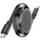 Кабель USB 2.0 Type-C MM, 0.8м 60W dual retraction Чорний, C13-03 Acefast - зображення 2