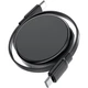 Кабель USB 2.0 Type-C MM, 0.8м 60W dual retraction Чорний, C13-03 Acefast - зображення 3