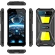 Смартфон Oukitel G5 6" HD+ /4GB/256GB T310 /6300mAh /Ліхтар/13+5Мп/ IP69K/Чорний - зображення 7