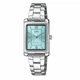 Женские классические часы Casio LTP-1234DD-2A серебристые с бирюзовым циферблатом - изображение 1
