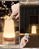 Сенсорная ночная лампа RGB 13 цветов с пультом, беспроводной LED светильник USB аккумуляторный, прикроватная лампа с таймером уценка - изображение 7
