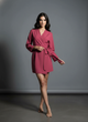 Короткий розовый халат 696 р ХS/S - изображение 2
