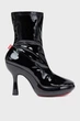 Жіночі чорні ботильйони LAKE / D-LAKE MIDB ZIP STRETCH BOOTS Diesel 38 Y03707 P4347 - зображення 1