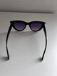 Ефектні сонцезахисні окуляри "Bold Cat Eye" з градієнтом Honey Fashion Accessories чорний+фіолетовий (4-42) - зображення 7