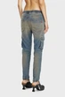 Жіночі сині джинси 2051 D-URSY JOGG Sweat jeans Diesel 26 A11869 068MB - изображение 2
