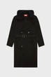 Чоловічий чорний плащ J-MATTHEW JACKET Diesel 48 A10491 0PCAK - изображение 4