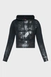 Жіноче чорне худі F-SLIMMY-HOOD-P6 Diesel S A14969 0AJEA - изображение 6