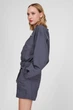 Жіночий темно-сірий лляний комбінезон J-ASTRID OVERALLS Diesel S A04560 0BEAJ - изображение 3