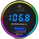 Автомобільний FM-трансміттер Aspiring Wave 12 48W PD LED/Bluetooth/microSD/QC3.0,USB-C 30W - изображение 7