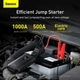 Пусковое устройство (бустер) для авто BASEUS Super Energy Air Car Jump Starter 10000mAh,Peakcurrent 1000A |1USB/1Type-C, 2.4A| - изображение 6