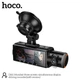 Відеореєстратор HOCO Mundial 3-screen simultaneous display driving recorder DI61 (wifi version) | 720p/480p+480p rear, 3.16" | - зображення 8