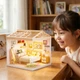 Конструктор Mini House румбокс серии Интерьер – Спальня (свет) (8004) Mini House 8004 1040491 - изображение 9