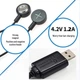 Универсальное магнитное зарядное USB устройство для Li-ion аккумуляторов 21700/18650/401350A (3,7-4,2 В) - изображение 3