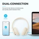 Накладні бездротові навушники Soundcore Q20i ANC Bluetooth 5.0, 60 годин роботи, BassUp, з мікрофоном - зображення 3