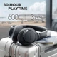 Накладні навушники Soundcore Q20 Bluetooth ANC Hi-Res, 60 годин, BassUp, бездротові з шумопоглинанням - зображення 7