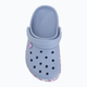 Детские кроксы-сабо для девочки Crocs Crocband Glow Confetti Band 212523-4ZA 32-33 (J1) Blue (198445365249) - изображение 3