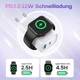 Зарядное устройство TOPADRE 3-в-1 20 Вт с разъемом USB-C и кабелем длиной 1 м для Apple Watch, быстрая зарядка PD 3.0 - изображение 2