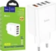 Зарядное устройство Hoco C102A 28.5Wmax QC3.0 порты 4 USB-A White (44437) - изображение 1