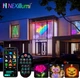 Гірлянда Штора від мережі 3х3 м 400LED RGB + пульт дистанційного керування, SF-1 / Розумна гірлянда з додатком на телефон - зображення 8