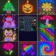 Гірлянда Штора від мережі 3х3 м 400LED RGB + пульт дистанційного керування, SF-1 / Розумна гірлянда з додатком на телефон - зображення 10