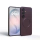 Чохол силіконовий з магнітом протиударний Case with MagSafe для Samsung Galaxy S25 FE (Samsung S25FE) plum - изображение 2