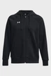 Жіноче чорне худі UA Rival Fleece FZ Hoodie Under Armour XXL 1379497-001 - изображение 5