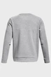 Чоловічий сірий світшот UA Unstoppable Flc Crew Under Armour S 1381688-011 - зображення 6