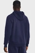 Чоловіче темно-синє худі UA Essential Fleece Hoodie-GRN Under Armour XS 1373880-410 - зображення 3