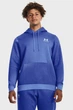 Чоловіче синє худі UA Essential Flc Novelty HD Under Armour S 1381214-400 - изображение 1