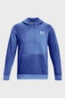 Чоловіче синє худі UA Essential Flc Novelty HD Under Armour S 1381214-400 - изображение 5