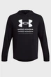 Чоловіче чорне худі UA Rival Terry Graphic Hood Under Armour L 1386047-001 - изображение 3