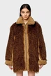 Жіноча коричнева шуба W-BECCA Diesel 40 A10774 0KJAB - изображение 1