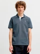 Поло длинное мужское Jack & Jones 12136668 M Blue Mirage (5715830436404) - изображение 1