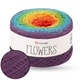 YarnArt Flowers, №277, секційне фарбування, 55% бавовна / 45% поліакрил, 250 г (1000 м), пряжа для в'язання, демісезонна, Ярнарт Фловерс - зображення 1