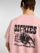 Футболка бавовняна довга чоловіча Dickies Buchtell Ss DK0A883BL471 M Рожова (800070354518) - зображення 3