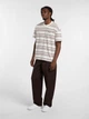 Футболка бавовняна довга чоловіча Dickies East Liberty Stripe Ss DK0A88GFC481 L Бежева (800070354594) - зображення 3