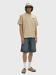 Футболка бавовняна довга чоловіча Dickies Millville Ss DK0A88JWL441 XL Бежева (800070354638) - зображення 3