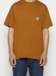 Футболка бавовняна довга чоловіча Carhartt 103296 BRN S Коричнева (800070358322) - зображення 6