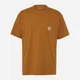 Футболка бавовняна довга чоловіча Carhartt 103296 BRN XS Коричнева (800070358321) - зображення 9