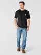 Футболка бавовняна довга чоловіча Carhartt 107319 N04 M Чорна (800070358363) - зображення 4