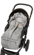 Śpiworek do wózka Sensillo Combi 3w1 polar 100-80 × 45 cm szary (5902021525614) - obraz 3