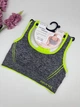 Спортивный топ со спинкой борцовкой 5120, XL (ABC 80-90), Салатовый - изображение 1