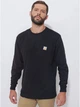 Лонгслів чоловічий Carhartt K126 BLK M Чорний (800070358366) - зображення 1