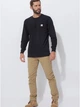 Лонгслів чоловічий Carhartt K126 BLK S Чорний (800070358365) - зображення 3