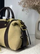 Жіноча сумка LOUIS VUITTON Nano LV Biker текстиль та шкіра бежева - зображення 5