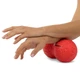 М'яч масажний подвійний для МФР і самомасажу Duoball ø19,4см Live Peanut massage ball LP8509 (PU, розмір 19,4х10,6см, червоний) - зображення 4