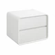 Приліжкова тумба RIAS P328 з двома ящиками 50x40x47 см White (3_08157) - зображення 1
