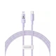 Кабель Baseus Gem Fast-Charging Data Cable USB-C to iP 20W 2m Nebula Purple - изображение 1